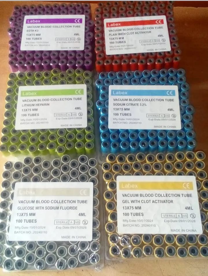 Vacuum Blood Collection Tubes